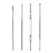 FIXBODY Earwax Removal Kit  4 PCS Ear Pick Ear Cleansing Tool Set Stainless Steel Ear Curette Ear Wax Remover Tool with Storage Box