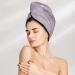 Hair Towel Wrap - Quick Drying Towel Turban with Button | Pink Flamingo Hair Dryer - Buy Online on GoSupps.com