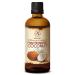 Coconut oil fractures 100ml - Cocos Nucifera Oil - 100% pure & natural coconut oil - basic oil - liquid - odorless - intensive care for face - body - skin - hair - massage oil - cosmetics 100 ml (1 Pack)