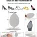 Clear Non-Slip Adhesive Shoe Pads for High Heels - Anti-Slip Sole Protectors - Buy Online on GoSupps.com