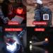LuminAID Solar Camping Lantern & Phone Charger - Inflatable LED Lamp for Camping, Hiking, Emergency Light - Titan White/Red 300 Lumens - Buy Online on GoSupps.com