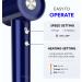 Fentgo High Speed Ionic Hair Dryer | 1500W Professional Blow Dryer with Diffuser - Fast Drying 4 Temps/2 Speeds Ideal for Women - Perfect for Home & Travel (Blue - Buy Online on GoSupps.com