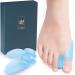 SMATIS Bunion Correctors Toe Straightener  4PCS Light Blue Bunion Protector Toe Separators Gel Big Toe for Hallux Valgus Relieve Pain