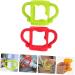 Vaguelly 4 Pcs Silicone Bottle Handle Milk Bottle Grips Bottle Grip Bottle Grip Milk Bottle Accessories Newborn Bottle Handle Silica Gel Silicone Soft Bottle 13.00X7.00X6.50CMx2pcs Assorted Colorx2pcs - Buy Online on GoSupps.com