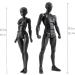 Black GNALLANG Action Figures DX PVC Model Set with Box - Female and Male Characters for Artists - Buy Online on GoSupps.com