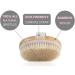 100% Natural Dry Brush for Exfoliating Skin, Cellulite Treatment, Lymphatic Massage, and Blood Circulation - Buy Online on GoSupps.com