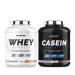 Superset Nutrition | Day & Night Muscle Gain Program - 100% Casein Advanced Chocolate - 100% Whey Protein Advanced 2kg Mango Strawberry
