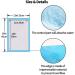 Amakunft Rabbit Pee Pads - Super Absorbent Pet Training Pads for Small Animals - 20pcs Blue - 18x13 - Buy Online on GoSupps.com