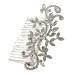 Ipetboom Bride Accessories Wedding Hair Accessories for Brides Hair Combs for Women Decorative Hair Side Combs Comb Headband Gold Decor White Rhinestone Hair Zinc Alloy Miss Prom