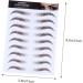 POPETPOP 8 Pcs Eyebrow Stickers Makeup Stickers Hair-like Eyebrows Eyebrow Transfer Stickers Shaping Stencil - Buy Online on GoSupps.com