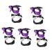 Healeved 10 Pcs Sleeping mask Silk Night Eye Shade Fully Light Blocking Adjustable Strap Blindfold Night Eye Masks Blind Folds for Adult Play Night Eye Cover Airplane Satin to Sleep Travel Assorted Colorx5pcs 1 Count (Pack of 1)