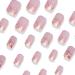 Thanksgiving Glitter Press on Square Nails - Glossy Full Cover Acrylic Fake Nails with Maple Leaf Designs for Women - Short Length Glue-On Fingernails (DZ06 - Buy Online on GoSupps.com