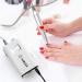 AIRSEE Rechargeable 30000RPM Electric Nail Drill Professional Portable E File Machine for Acrylic Nails Natural Extension Gel Nails Polish Cuticle, Cordless High Speed for Salon Use or Home DIY White A Ns 2036 White - Buy Online on GoSupps.com