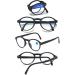 Koosufa Foldable Anti Blue Light Round Reading Glasses for Men & Women - Lightweight Feather Hinges - Buy Online on GoSupps.com