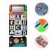 Toddmomy 6-Piece Crinkle Black Infant Activity Set | Educational Baby Bite Rings Reflective Bathroom Mirror & Colorful Fabric Book for Newborn Girls | Developmental Playtime Toys 60x26cm - Buy Online on GoSupps.com