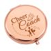 Cheer Coach Gift Cheer Mom Gift Appreciation Gifts for Cheerleading Coach Cheerleading Compact Makeup Mirror Thanks You Gifts Cheerleading Gifts Folding Makeup Mirror for Cheer Team Birthday Gifts