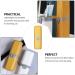 Portable Travel Toothbrush Set with Holder - Wall-Mounted Magnet Yellow | Toothpaste Cup & Outdoor Organizer - Buy Online on GoSupps.com