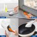 Retasica Scrub Brush for Cleaning with Long Handle Multifunctional 3 in 1 Medium Stiff Cleaning Brush Household Cleaning Brush Easy to Use 6.8 X 20.5cm - Buy Online on GoSupps.com