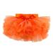 HOOLCHEAN Infant Toddler Baby Girls Super Soft Fluffy Tutu Skirt with Diaper Cover Bloomer 0-6 Months Orange