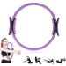 Shop Crazy Bean Fitness Resistance Ring - Double Handle Pilates Yoga Ring with Exercises - Padded Violet - Buy Online on GoSupps.com