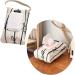 Elegant Striped Wet Wipe Storage Case Comfortable Sturdy Cotton Bag with Bowknot for Stylish Parents Daily Use Black - Buy Online on GoSupps.com
