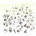 TEHAUX 216 Pcs Alloy Hanging Pendant Snowflake Charm Pendant Christmas Hanging Pendant Accessories - Buy Online on GoSupps.com