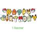 38 PCS Cartoon Birthday Cake Toppers and Cupcake Toppers - Theme Party Decorations Supplies - Buy Online on GoSupps.com