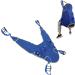 Full Body Patient Lift Sling with Commode Opening U Shape Divided Leg Sling with Head Support for Safe and Easy Patient Transfer 230kg Weight Capacity