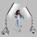 Yesker Photography Lighting Studio Lights - Set of 2 Dimmable 5500K LED Video Lights for Makeup, Tattoo, Photography - Includes Light Stands - Ideal for Eyebrow Artists, Spas, YouTube - Upgraded Brightness & Color Accuracy - Buy Online on GoSupps.com
