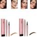 2024 Magic Eyebrow Pencil 4 Tip Microblading Eyebrow Pen Upgraded 3D Waterproof Eyebrow Pencils for Women Natural Makeup Fine Stroke Magic Eyebrow Pencil (Light Brown+Dark Brown)