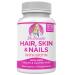 Doctor Danielle Hair Skin and Nails Vitamins for Women and Men Biotin 5000 mcg Supplement to Support Normal Hair Growth and Glowing Skin Organic Coconut Water Rice Phytoceramides