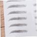 Housoutil 2pcs 3d Eyebrow Stickers Natural Eyebrow Shaper Artificial Eyebrow Water Proof Transfer Stickers 6d - Buy Online on GoSupps.com