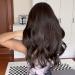 EMMOR Dark Brown Long Curly Wig with Bangs - Water Wavy Synthetic Hair for Parties, Cosplay, and Daily Wear - Buy Online on GoSupps.com