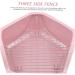 COLLBATH Rabbit Toilet Guinea Bedding Bunny Corner Litter Pan Small Pet Toilet Rabbit Litter Ceramics 30X26X12.5cm Pink - Buy Online on GoSupps.com
