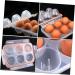 Uonlytech 1pc Box Outdoor Egg Carton Eggs Refrigerator Containers Outdoor Egg Container Take Egg Tray Orange 19.2X8.7X13.4CM - Buy Online on GoSupps.com