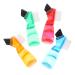 ULTECHNOVO 12 Pcs Toothbrush Cleaning Brush Small Brush Multifunction Plastic 1 Piece (Pack of 1) Various Colors X 3 Pieces