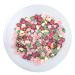 RT 100g Mixed Fruits Hot Clay Sprinkles Fake Litchi Mango Avocado Polymer Slices for Nail Art Decoration DIY Slime Filling Craft Y425 (Color : Mixed2)