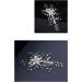 BSLVWG Flower Bride Wedding Hair Comb Slides Silver Crystal Hair Piece Bridal Hair Accessories for Women and Girls - Buy Online on GoSupps.com