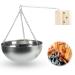 Palwin aroma bowl sauna 12cm sauna bowl stainless steel sauna herb bowl sauna accessories sauna evaporator shell hanging for spa bowl cup of oil bowl sauna room accessories