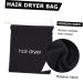 FOYTOKI 12 Pcs Hair Dryer Storage Bag Travel Makeup Bag Hair Dryer Travel Case Blow Dryer Bag Fabric Black - Buy Online on GoSupps.com