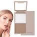 Pressed Powder Bronzer | Delicate Face Bronzer Makeup Contour Palette Lightweight Contouring & Highlighting Makeup Pressed Powder Shimmer Bronzer for Women and Girls Contour Powder Group a