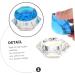 Healeved Nail Art Crystal Cup Esmalte De U as En Gel Transparent Gel Nail Polish Clear Nail Polish Nail Glass Cup Dampen Dish Mini Crystal Bowl Ring Holder White Crystal Washing Cups Cover - Buy Online on GoSupps.com