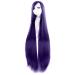 MapofBeauty 40" Anime Costume Long Straight Cosplay Wig Party Wig (Purple)