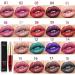  Sinye 18 Colours Diamond Glitter Lipgloss Long-Lasting Liquid Lipstick Matte Shiny Non-stick Smooth and Comfortable (03) - Buy Online on GoSupps.com