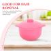 Fomiyes 2-Piece Melting Beauty Wax Bean Pot Set - Non-Stick Heating Accessories for Salon Use - Pink 14x11cm - Perfect for Women & Girls - Buy Online on GoSupps.com