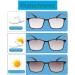 Photochromic Bifocal Reading Glasses - UV Protection for Men & Women Reduce Eye Strain - 1.5x Black - Buy Online on GoSupps.com