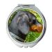 Mirror Compact Mirror Dachshund Dog Black Brown Fur Animal Pocket Mirror portable mirror