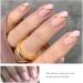 Be In Your Mind 8 Sheets Nail Art Stickers Decals Self-Adhesive Metallic Line Curve Stripe Moon Star Clould Love Heart Patterns DIY Nail Decoration Supplies for Home Use and Nail Salon - Buy Online on GoSupps.com