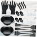 minkissy 1 Hair Salon Tool Kit Hairdressing Bowl Hair Tinting Kit Hair Dying Brush Hair Bleach Mixing Hair Color Bowls Hair Coloring Dyeing Kit Hair Blower Dryer Brush 20 Piece Set Hair Dye - Buy Online on GoSupps.com