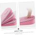 GLEAVI Invisible Heel Lift Insoles for Women - 4 Pairs Breathable Shoe Inserts - Soft Pink Heightening Half Pads for Canvas Shoes (12.5x6x3.5CM - Buy Online on GoSupps.com